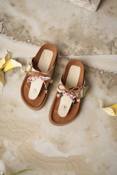 ANA BEIGE (%100 CUERO)