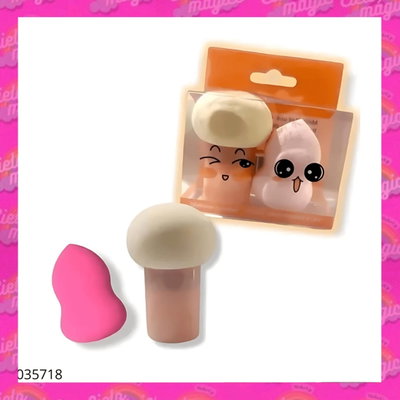 ESPONJAS DE MAQUILLAJE x2