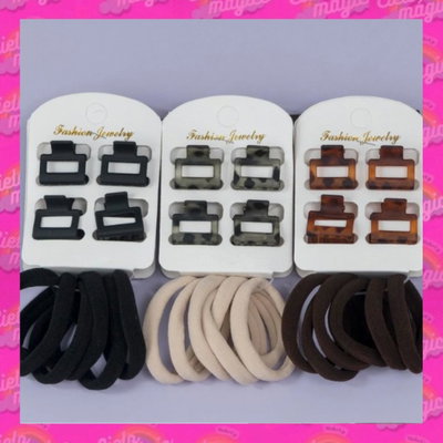 Set colitas con broches mini