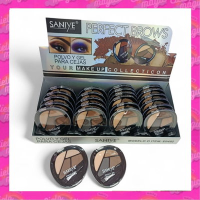 Polvo y gel para cejas 