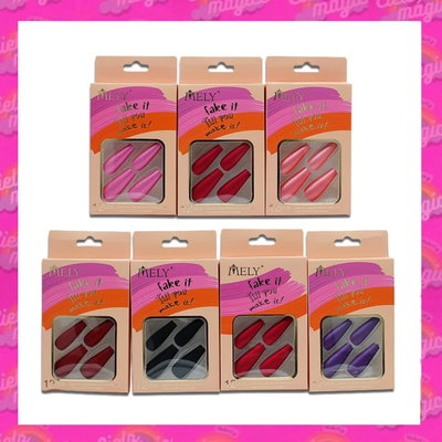 UÑAS POSTIZAS MELY METALIZADAS 