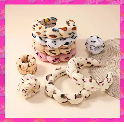 SET VINCHAS/MUÑEQUERAS ANIMAL PRIMT