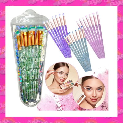 Set de Brochas Gliter x 7 