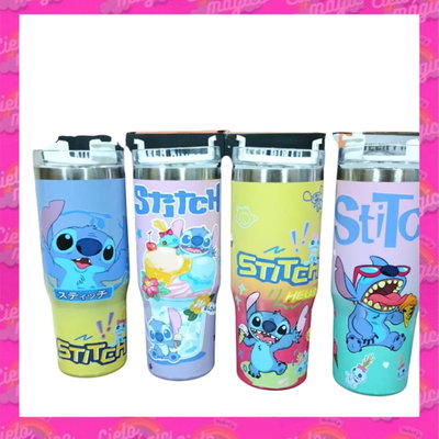 Vasos Stitch de acero con sorbete  900ml 