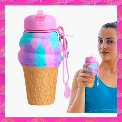Botella de Silicona Helado 