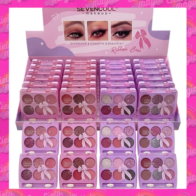 PALETA DE SOMBRA CON GLITTER 