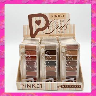 PALETA DE SOMBRAS PINK 21