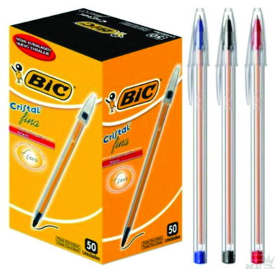 Boligrafos BIC trazo fino