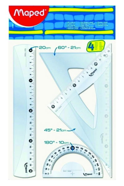 Juego geometrico MAPED 20cm