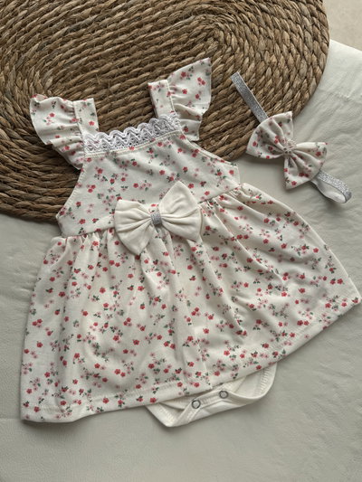 BODY VESTIDO MOÑO ROSA