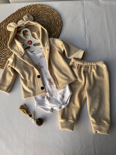 CONJUNTO PLUSH BEIGE