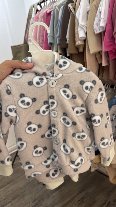 CONJUNTO PLUSH PANDA