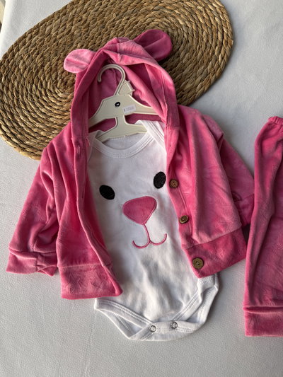 CONJUNTO PLUSH FUCSIA