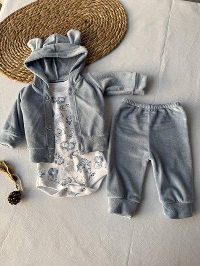 CONJUNTO PLUSH CELESTE