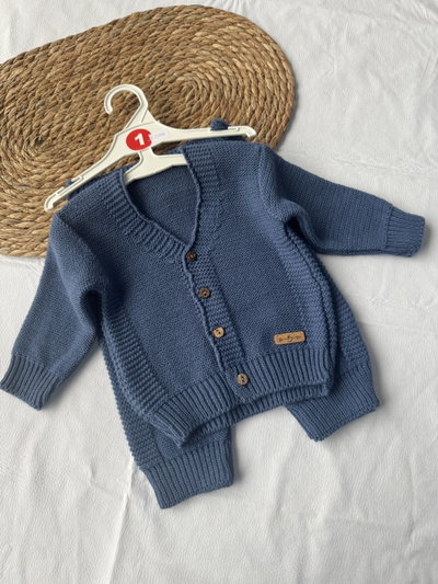 CONJUNTO TEJIDO AZUL