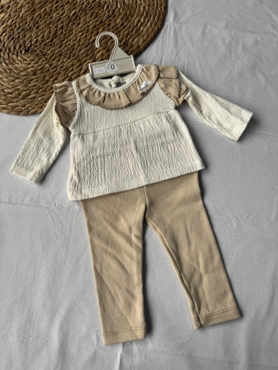 CONJUNTO COQUETTE BEIGE