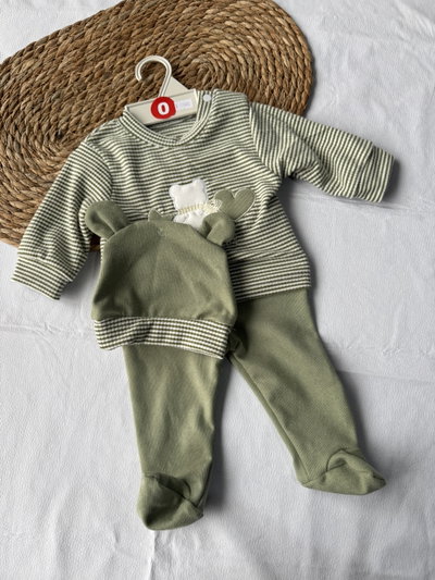 CONJUNTO TRIO RAYADO DARLON VERDE