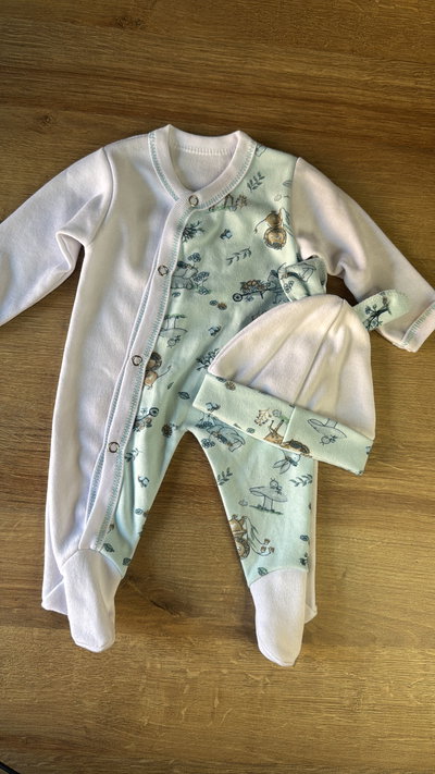 ENTERITO CRUZADO C GORRO RN