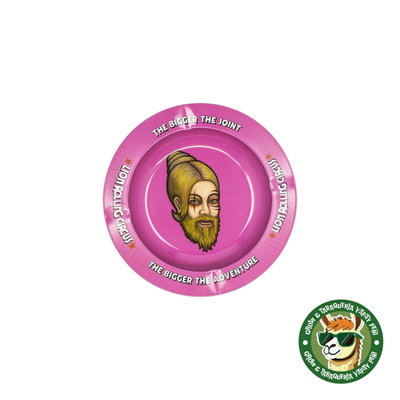 CENICERO LION ROLLING CIRCUS - METALICO ROSA