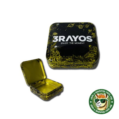LATA METALICA NEGRA (CHICA) - 3 RAYOS 