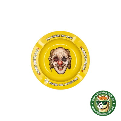 CENICERO LION ROLLING CIRCUS - METALICO AMARILLO