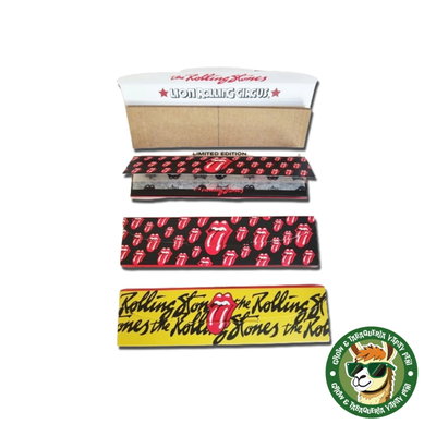 PAPEL DE SEDA ROLLING STONES + TIPS - GRANDE BLANQUEADO (50 PAPELILLOS + 50 TIPS)