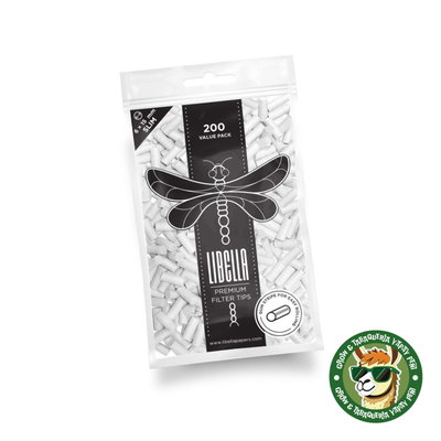 FILTROS LIBELLA – SLIM NEGRO 6X15 MM (200 UNIDADES)