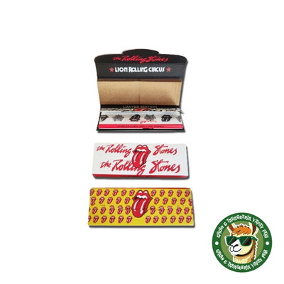 PAPEL DE SEDA ROLLING STONES + TIPS - MEDIANO BLANQUEADO (32 PAPELILLOS + 32 TIPS)