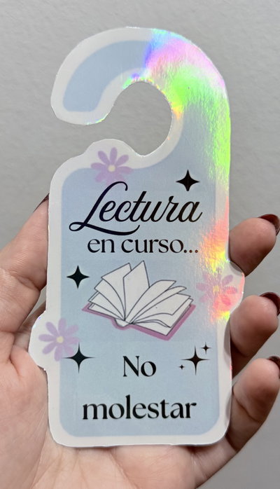 Marcapaginas- Holografico lectura en curso
