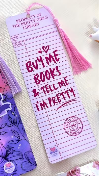 Marcapagina con borla- Buy me books