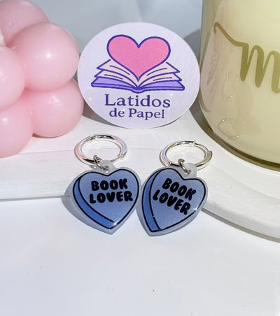 AROS LITERARIOS (Book Lover azul)- Acero Quirurgico