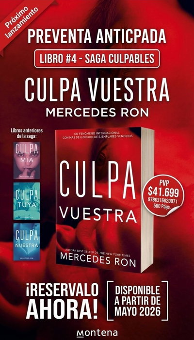 Culpa Vuestra- Mercedes Ron