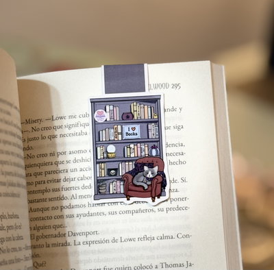 Marcapaginas magnético- Biblioteca 