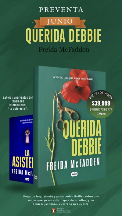 Querida Debbie- Freida Mcfadden