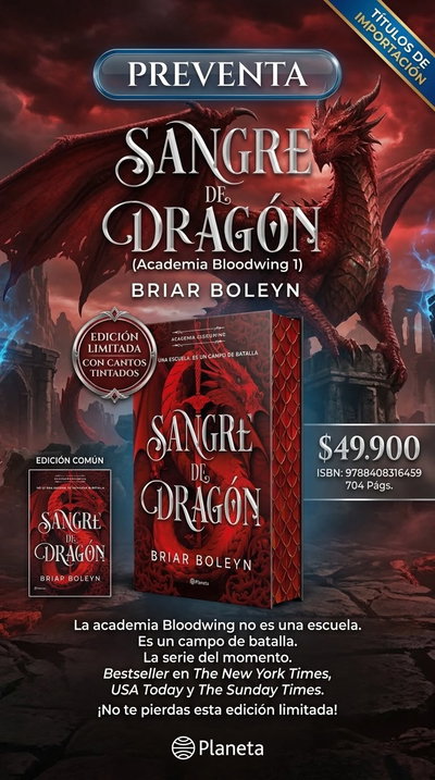 PREVENTA- Sangre de Dragón- Boleyn Briar (Edición especial cantos pintados)