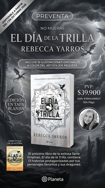 PREVENTA OCTUBRE- El dia de la trilla- Rebecca Yarros