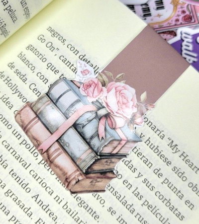 Marcapaginas magnético- Vintage