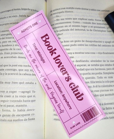 Marcapaginas- Book lover club
