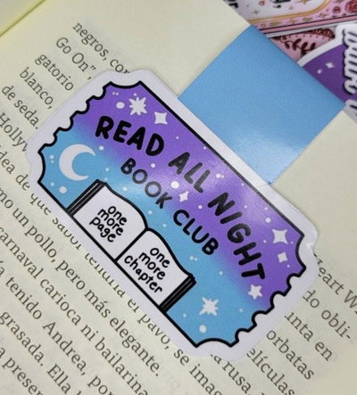 Marcaaginas magnético- Read all night