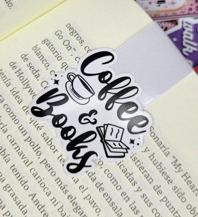 Marcapaginas magnético- Coffe y Books