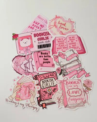 Stickers pack x10- Bookish Girlie
