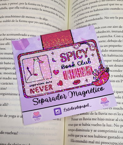 Marcapaginas magnético- Holografico- Spicy