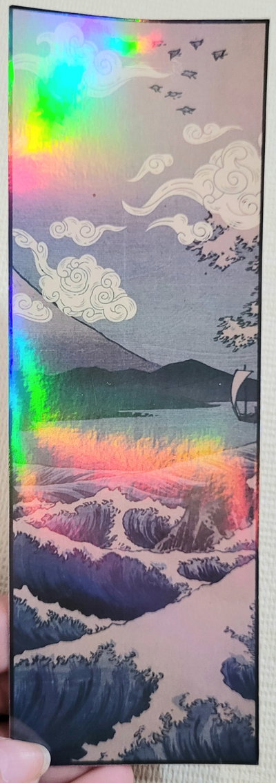 Marcapaginas holografico- Paisaje