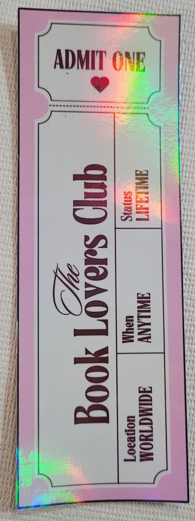 Marcapaginas holografico- Book Lover club