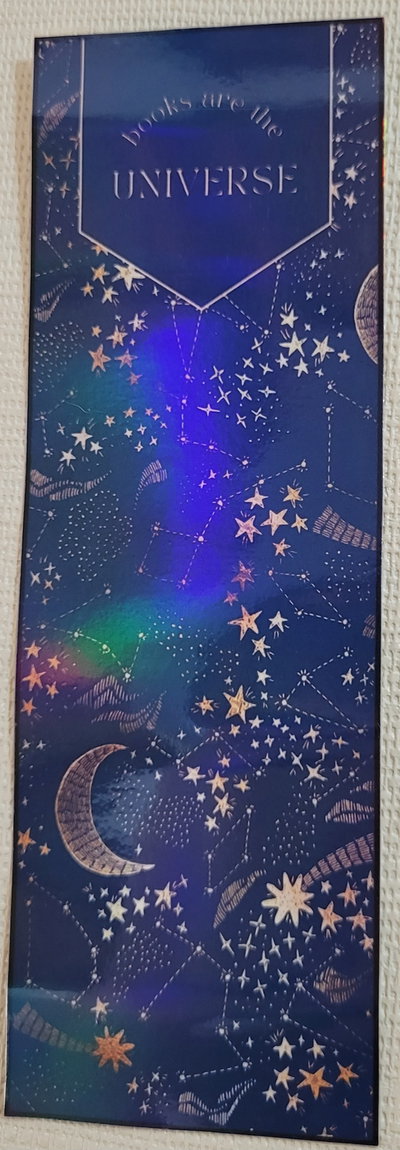 Marcapaginas holografico- Universe