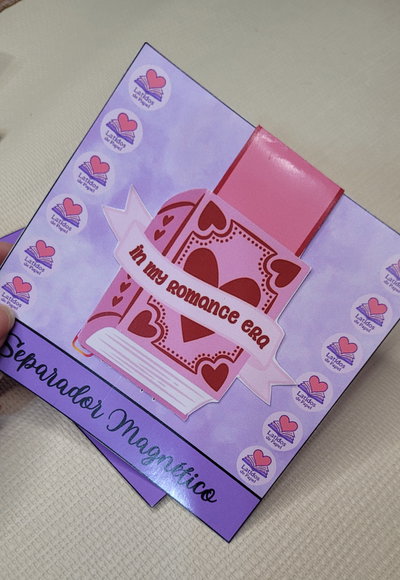 Marcapaginas magnético- In my Romance era