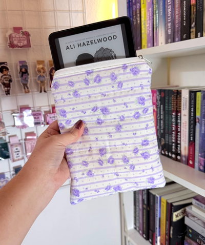 Funda de Kindle- Flores Violetas
