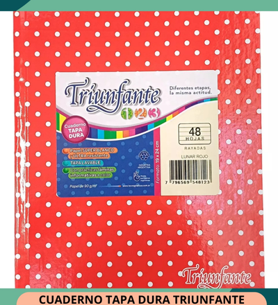 Cuaderno de 48 hojas rayado