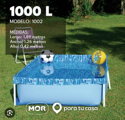 Pileta mor 1000 L