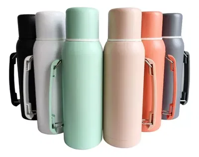 Termo color pastel 1 L con y sin manija